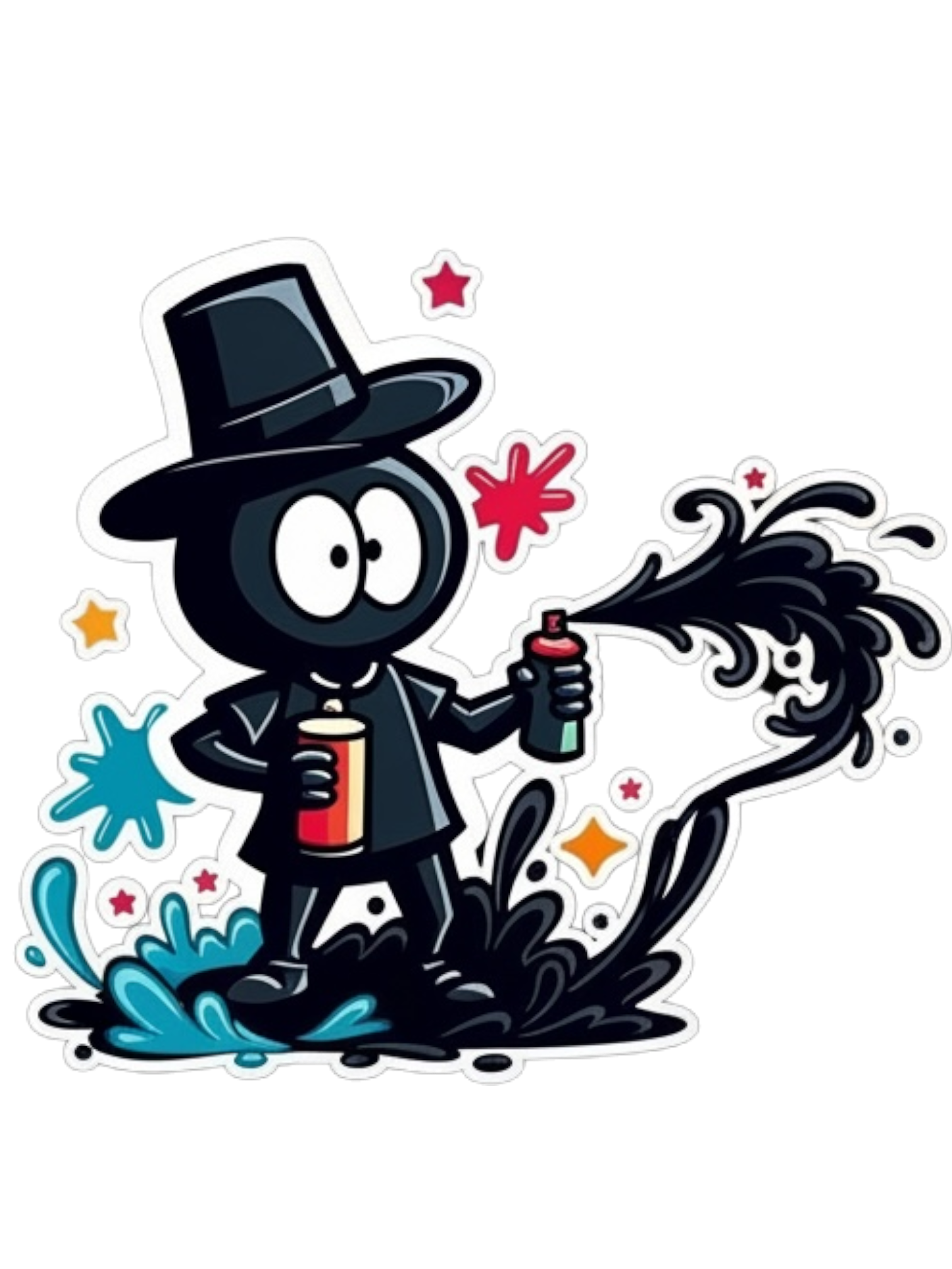 iBrandHub Spray Paint Mascot